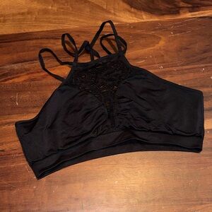 Victoria's Secret Black High-Neck Bralette